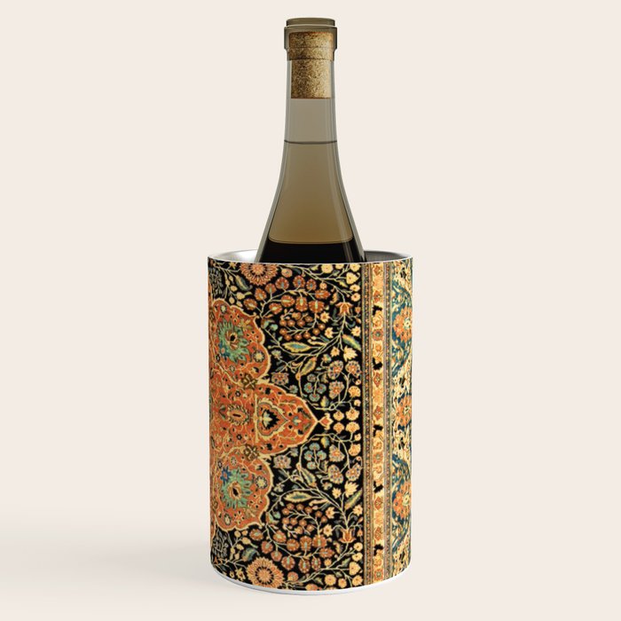 Mohtashem Kashan Vintage Persian Rug Print Wine Chiller Gallery Image 3