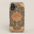 Mohtashem Kashan Vintage Persian Rug Print iPhone Case Gallery Image 1