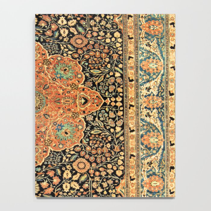 Mohtashem Kashan Vintage Persian Rug Print Notebook Gallery Image 4