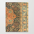 Mohtashem Kashan Vintage Persian Rug Print Notebook Gallery Image 4