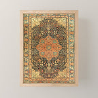 Mohtashem Kashan Vintage Persian Rug Print Mini Art Print Gallery Image 1