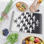 "Sky and Water I" by M.C. Escher Cutting Board Gallery Image 2