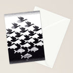 "Sky and Water I" by M.C. Escher Stationery Card Gallery Image 2