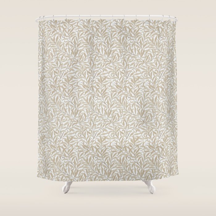 William Morris Willow Bough Wheat Shower Curtain Gallery Image 1