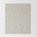 William Morris Willow Bough Wheat Throw Blanket Gallery Image 2