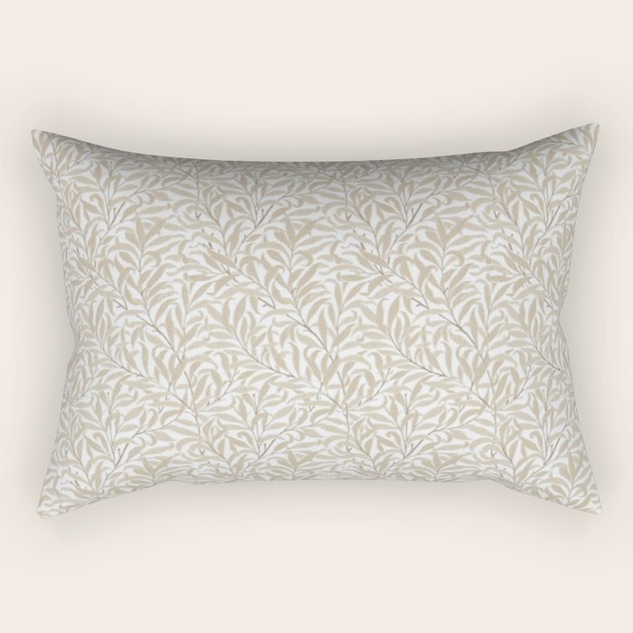 William Morris Willow Bough Wheat Rectangular Pillow Gallery Image 1