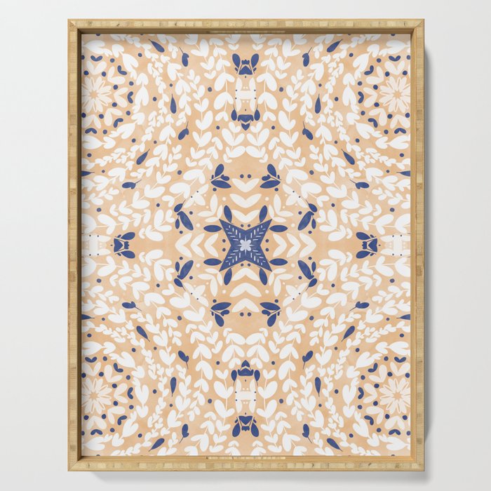 Pink Circular Nature Tiles PB Serving Tray Gallery Image 1