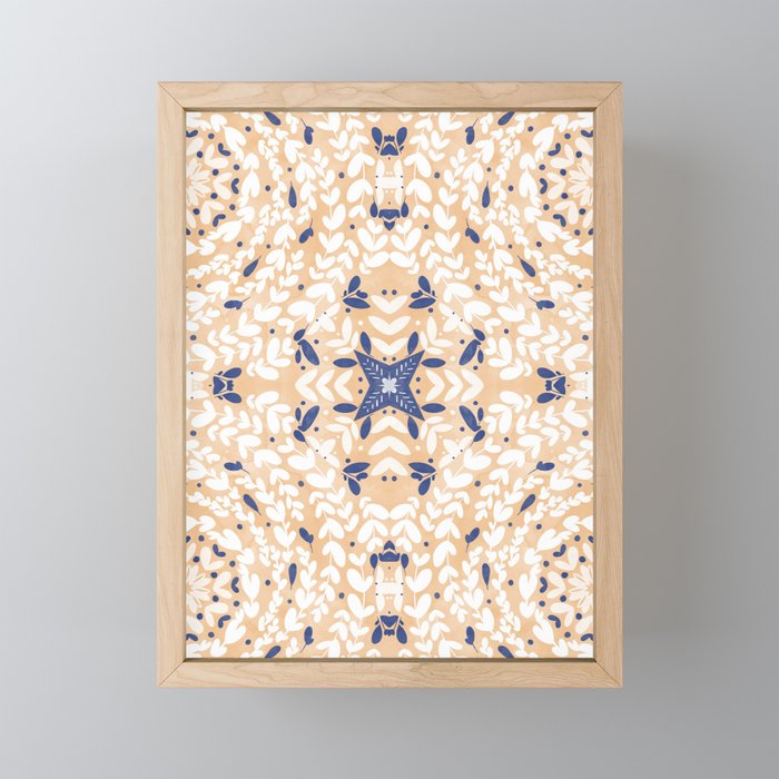 Pink Circular Nature Tiles PB Mini Art Print Gallery Image 1