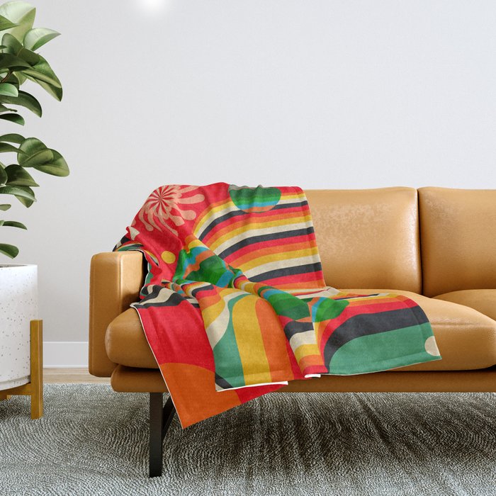 Dream Paradise Throw Blanket Gallery Image 1