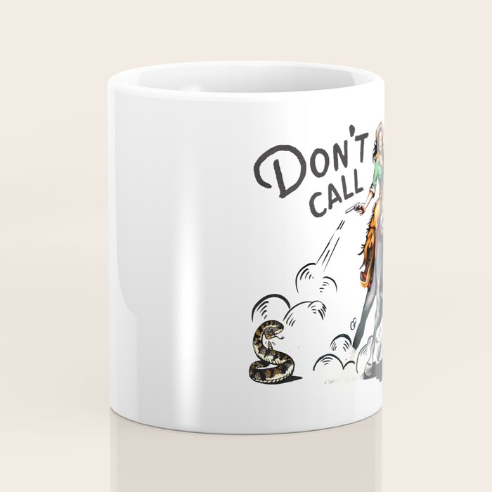 Don't Call Me Honey Retro Cowgirl On Horseback V.1 Coffee Mug Gallery Image 4