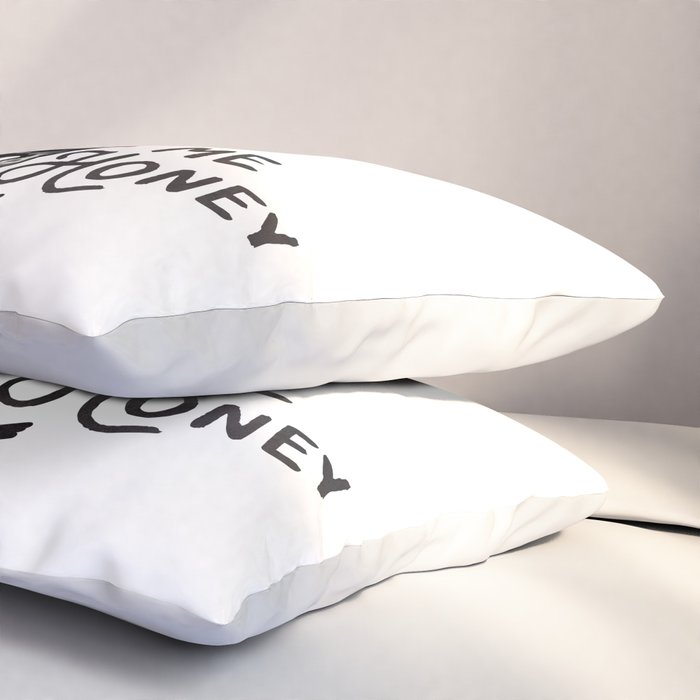 Don't Call Me Honey Retro Cowgirl On Horseback V.1 Pillow Sham Gallery Image 3