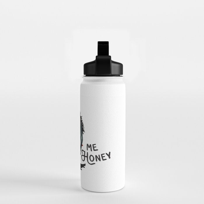 Don't Call Me Honey Retro Cowgirl On Horseback V.1 Water Bottle Gallery Image 2