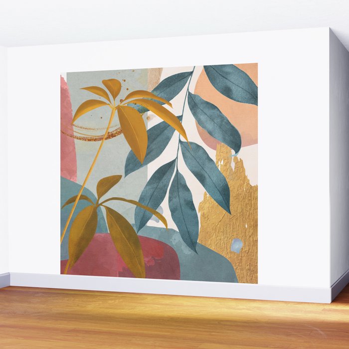 Abstract Tropical Art XIII Wall Mural Gallery Image 2