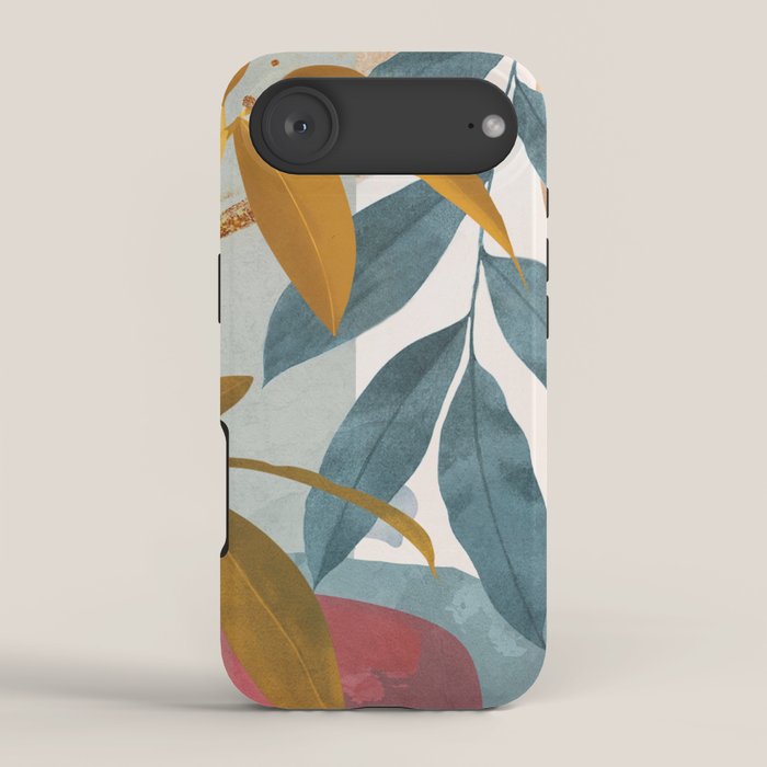 Abstract Tropical Art XIII iPhone Case Gallery Image 2