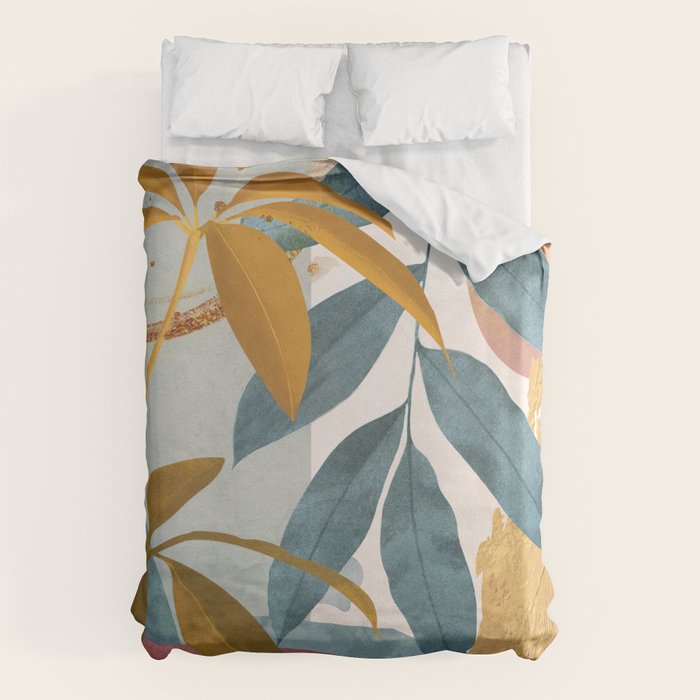 Abstract Tropical Art XIII Duvet Cover Gallery Image 6
