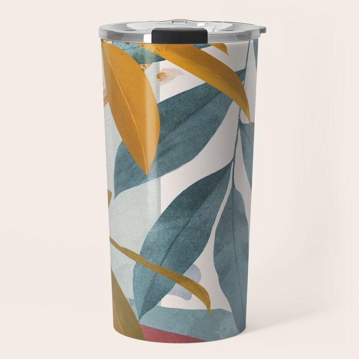 Abstract Tropical Art XIII Travel Mug Gallery Image 1