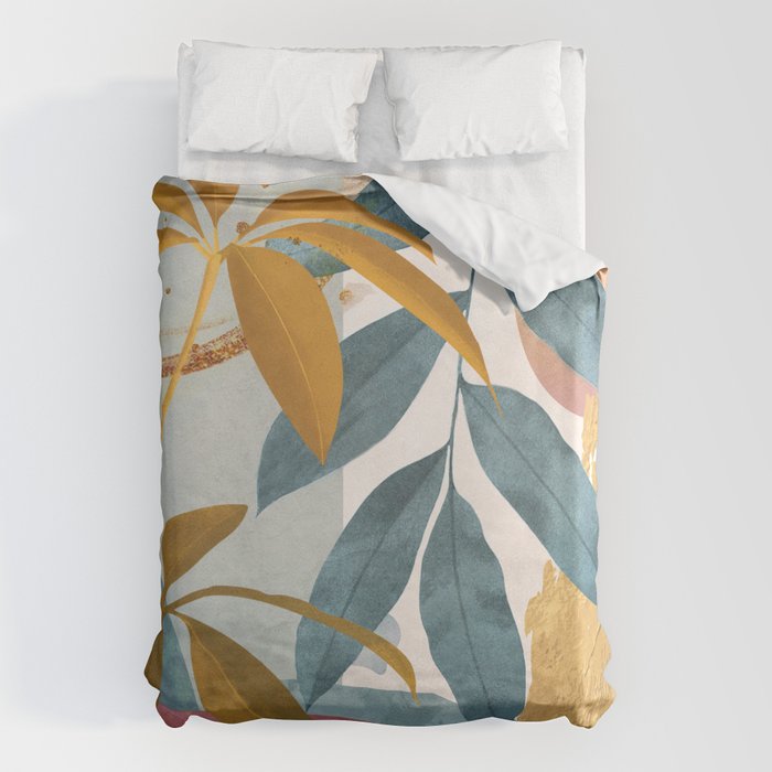 Abstract Tropical Art XIII Duvet Cover Gallery Image 6