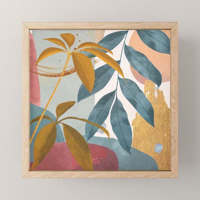 Abstract Tropical Art XIII Mini Art Print Gallery Image 1