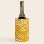 Yellow Polka Dot Spotted Pattern Abstract Print Dots Wine Chiller Gallery Image 3