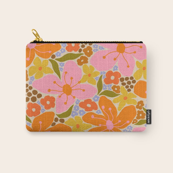 Floral pattern I Carry All Pouch Gallery Image 1