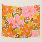 Floral pattern I Wall Tapestry Gallery Image 4