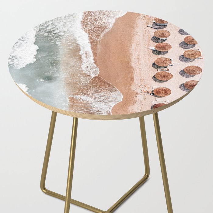 Aerial Beach Print, Beach Photography, Aerial Photography, Blue Ocean Print, Sea Beach Print Side Table Gallery Image 2