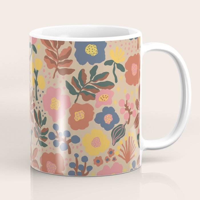 Red blooming Coffee Mug Gallery Image 1