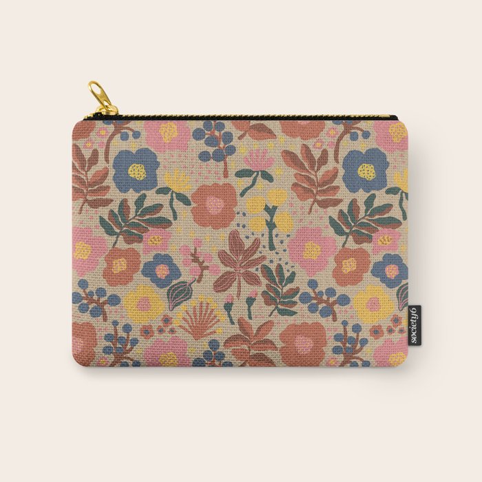 Red blooming Carry All Pouch Gallery Image 1