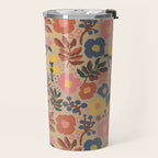 Red blooming Travel Mug Gallery Image 2