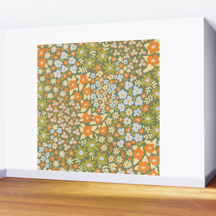 Spring meadow II Wall Mural Gallery Image 2