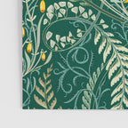 Woodland soil Morris style shining emerald Poster Gallery Image 3