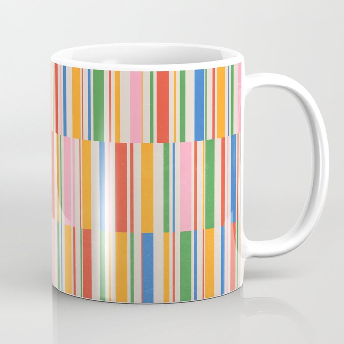 Stripes | PATTERN 01: The Retro Edition Coffee Mug Gallery Image 1