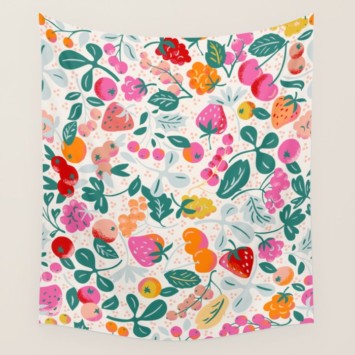Fruit salad Wall Tapestry Gallery Image 4