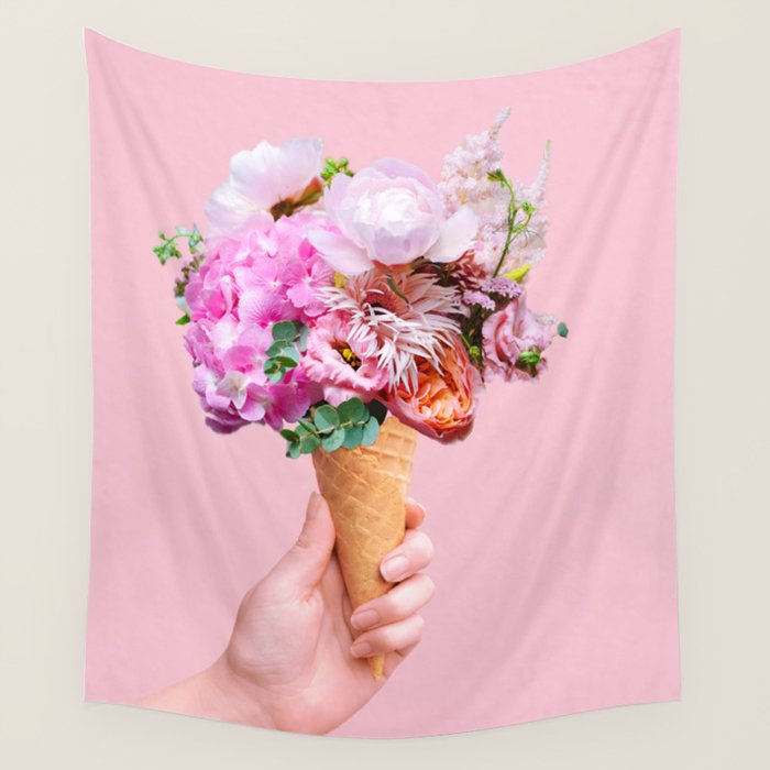 Ice Cream Bouquet Wall Tapestry Gallery Image 4