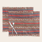 Denizli West Anatolian Kilim Print Placemat Gallery Image 1