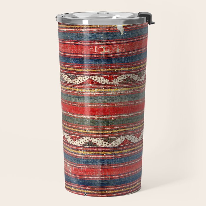 Denizli West Anatolian Kilim Print Travel Mug Gallery Image 2
