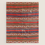 Denizli West Anatolian Kilim Print Jigsaw Puzzle Gallery Image 1