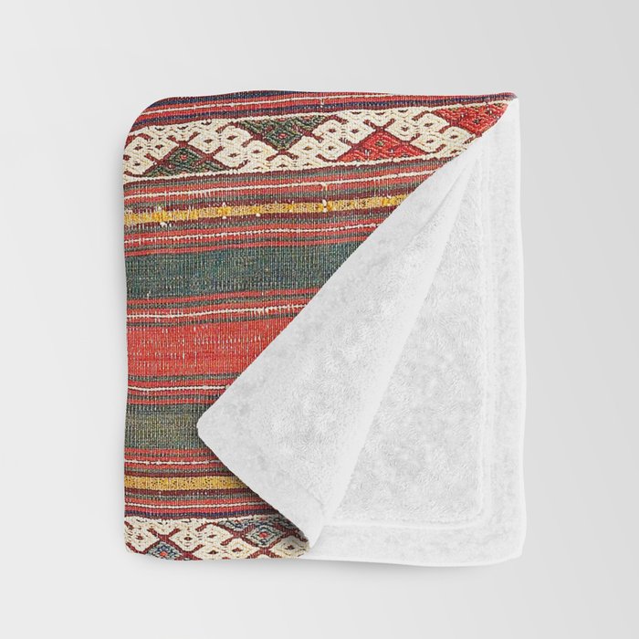 Denizli West Anatolian Kilim Print Throw Blanket Gallery Image 3