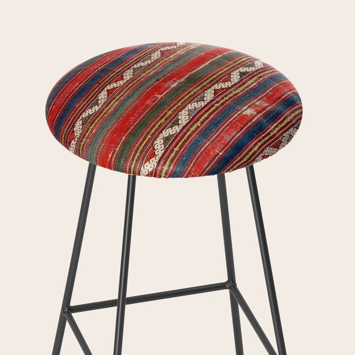 Denizli West Anatolian Kilim Print Stool Gallery Image 2