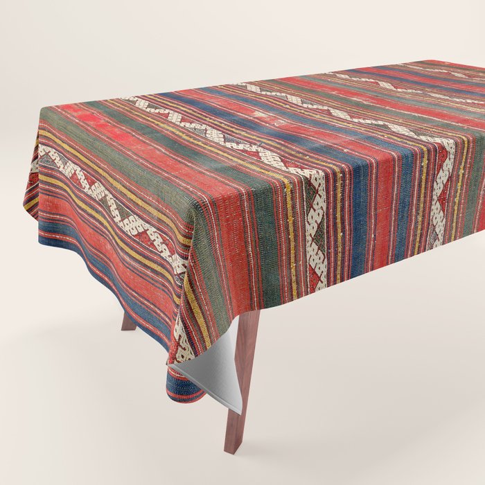 Denizli West Anatolian Kilim Print Tablecloth Gallery Image 1