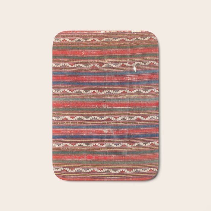 Denizli West Anatolian Kilim Print Bath Mat Gallery Image 1