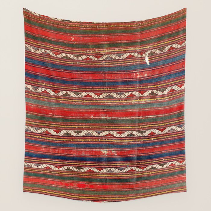 Denizli West Anatolian Kilim Print Wall Tapestry Gallery Image 4