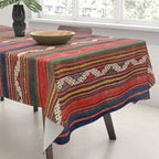 Denizli West Anatolian Kilim Print Tablecloth Gallery Image 3