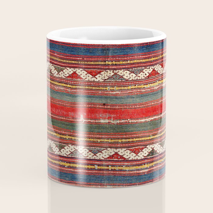Denizli West Anatolian Kilim Print Coffee Mug Gallery Image 4