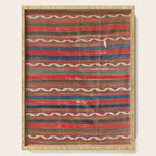 Denizli West Anatolian Kilim Print Serving Tray Gallery Image 1