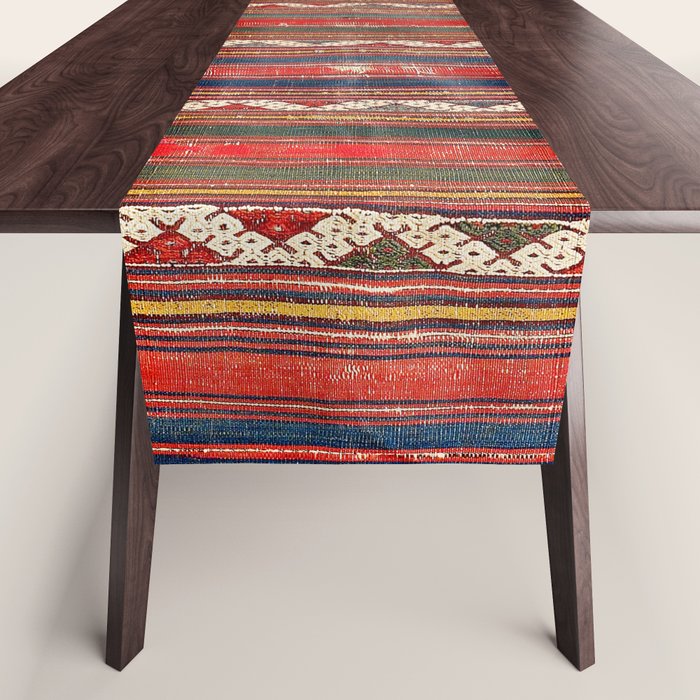 Denizli West Anatolian Kilim Print Table Runner Gallery Image 1