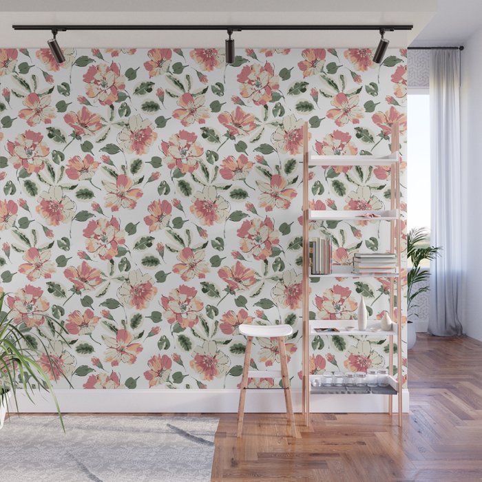 Modern tropical garden WGP Wall Mural Gallery Image 1