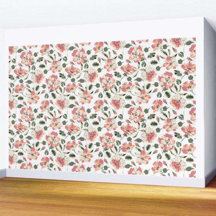Modern tropical garden WGP Wall Mural Gallery Image 2