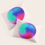 Pink And Purple Gradient Sphere Pillow Sham Gallery Image 3