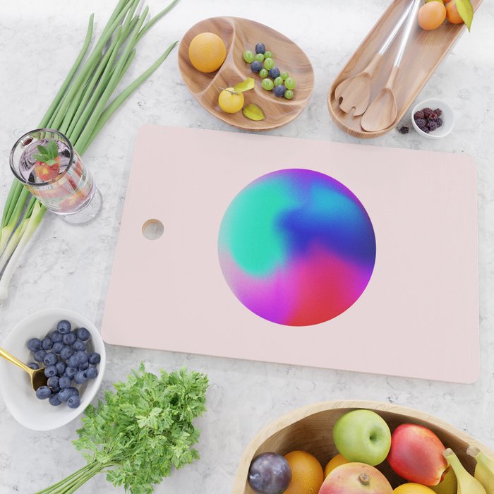 Pink And Purple Gradient Sphere Cutting Board Gallery Image 2